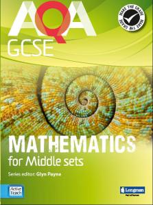 AQA GCSE Middle Sets textbook covering borderline C